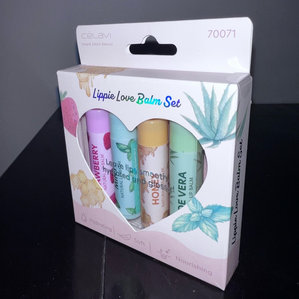 Lippie Love luxurious lip balm set of 4